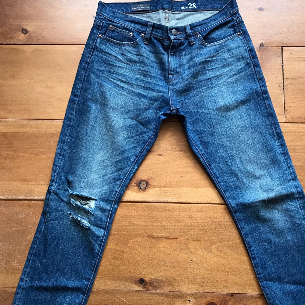 JCrew Slim Boyfriend Selvedge Denim